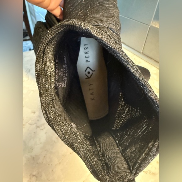 Katy Perry Gold Mesh Boots Size 5.5 - Picture 7 of 9